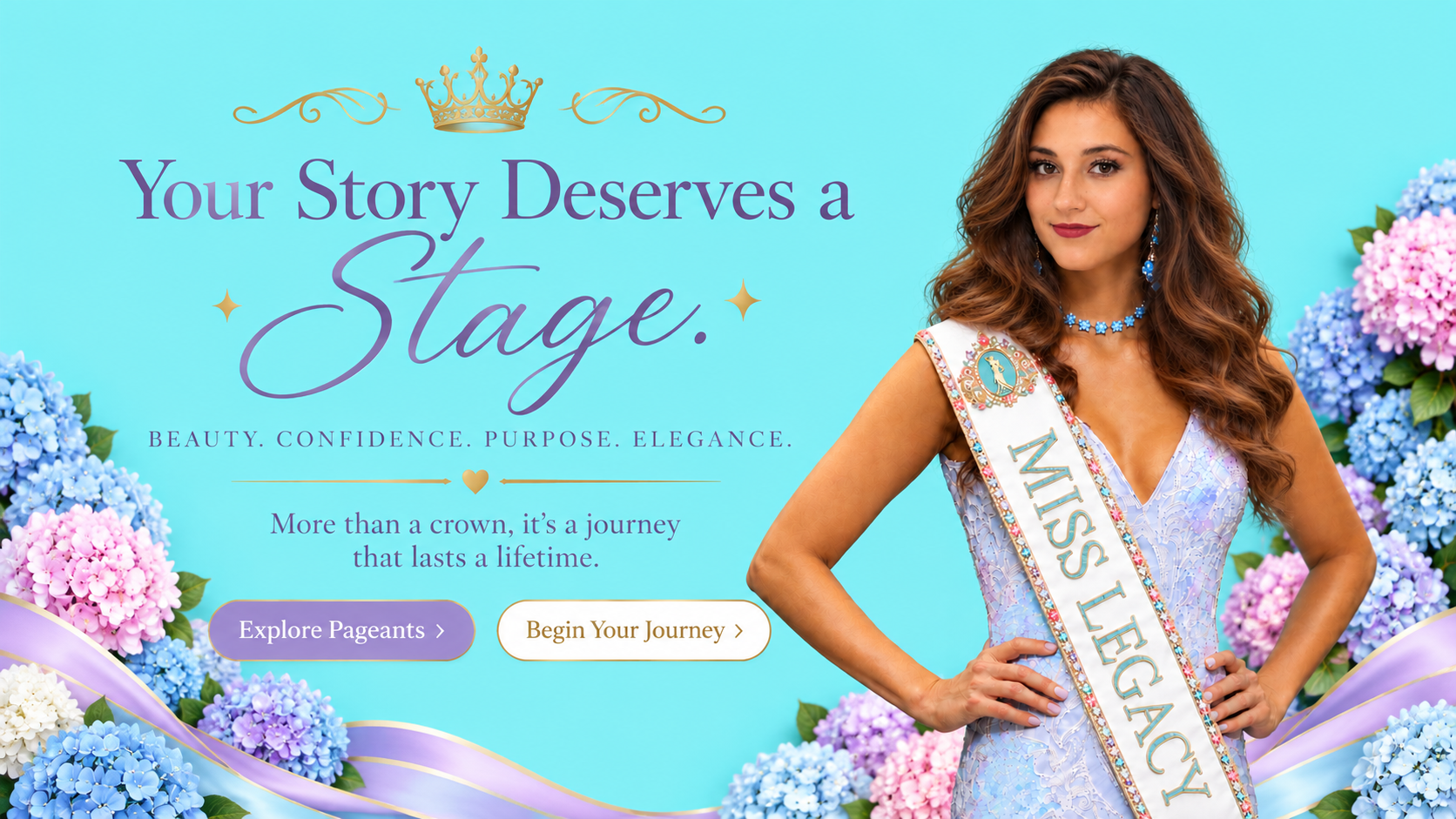 Miss Beautiful & Elegance USA homepage